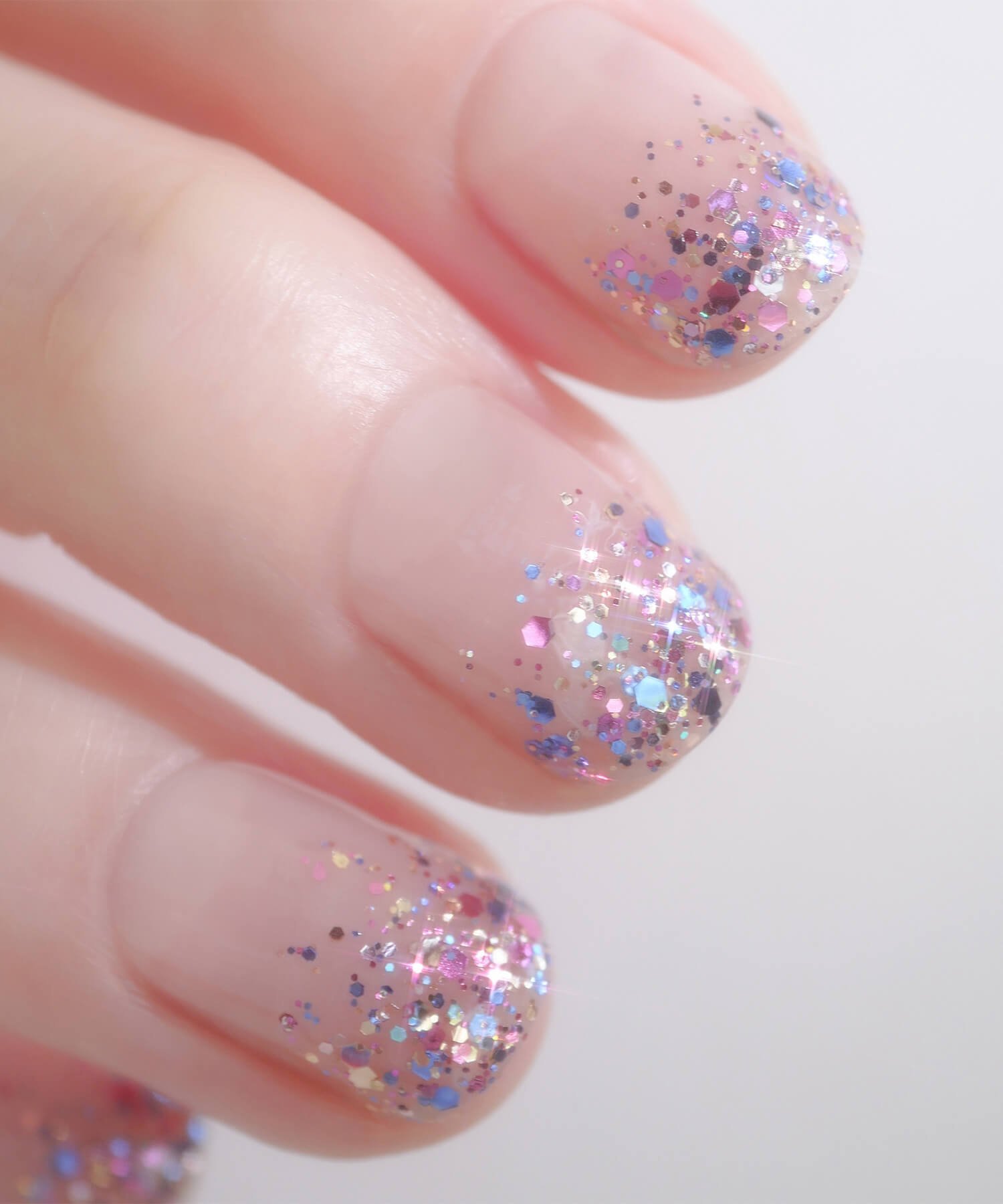 Лак для ногтей Сверкающая супер-пайеточная ткань Nails Inc, purple — фото 4