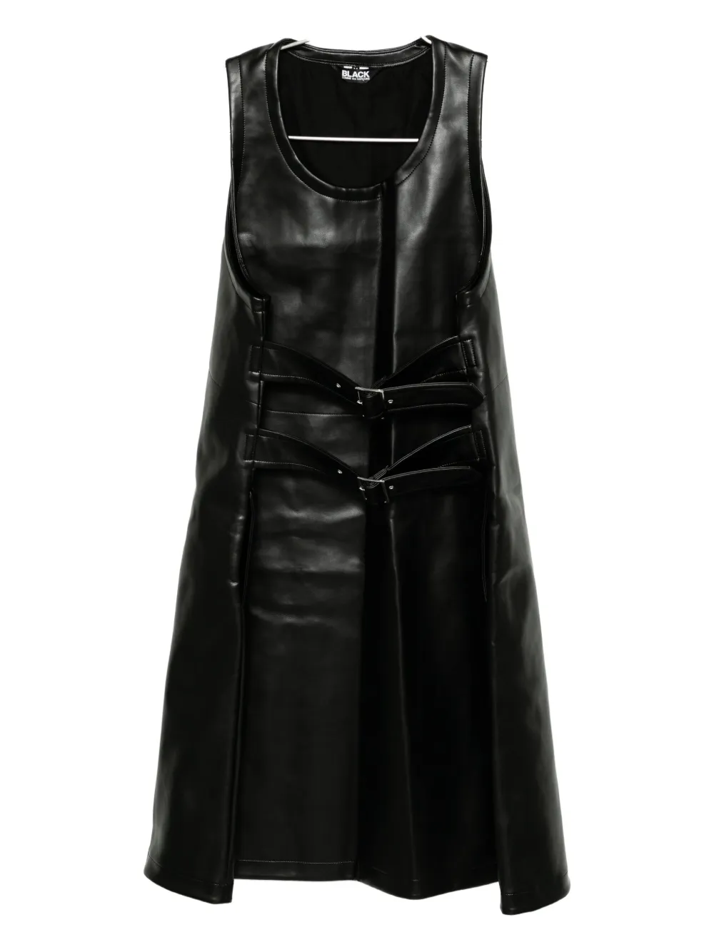 

Платье с поясом Black Comme Des Garçons, черный