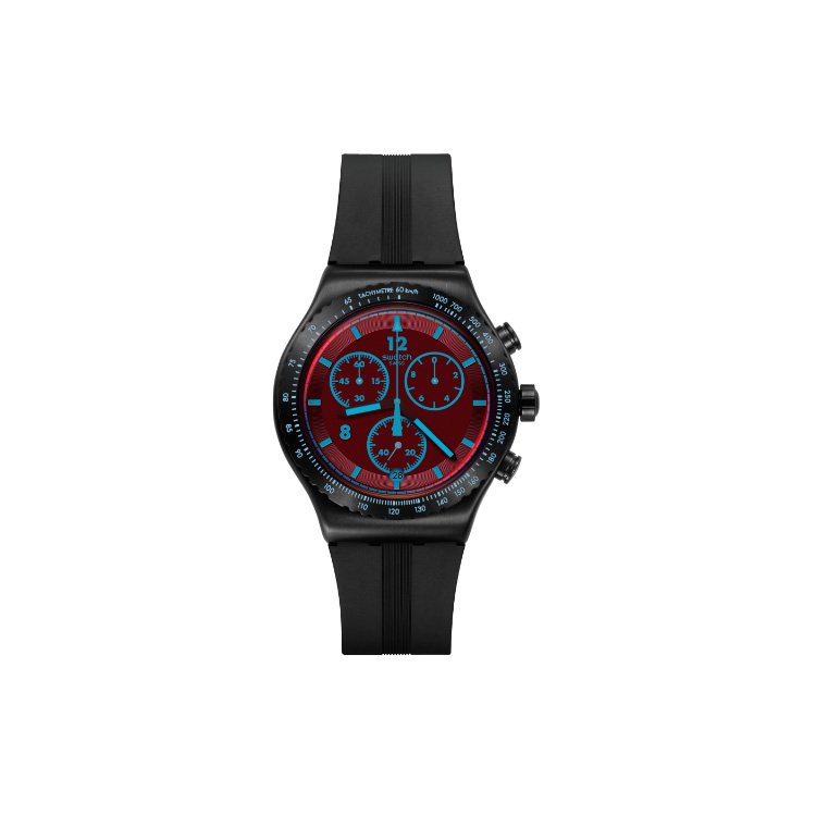 

SWATCH Часы Men Black Watch YVB417, Black Dial