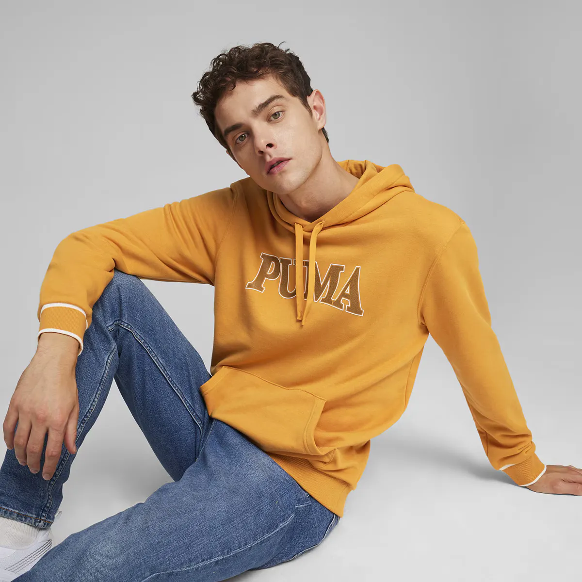 

Мужская толстовка с капюшоном Puma Squad Tr Puma, оранжевый