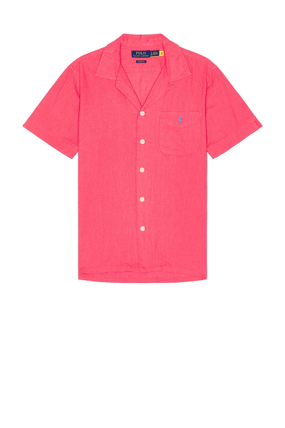 

Спортивная рубашка с коротким рукавом и карманом Polo Ralph Lauren, pale red
