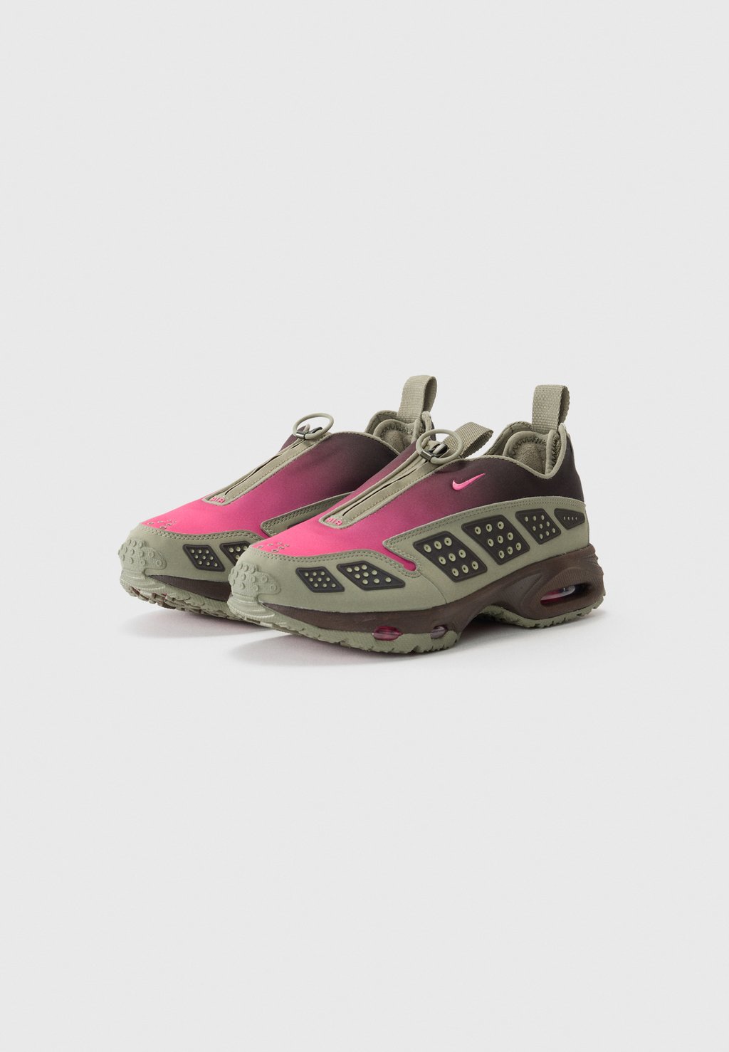 Низкие кеды W NIKE AIR MAX SNDR 1 Nike Sportswear, цвет Army/Pinksicle/Baroque Brown — фото 2