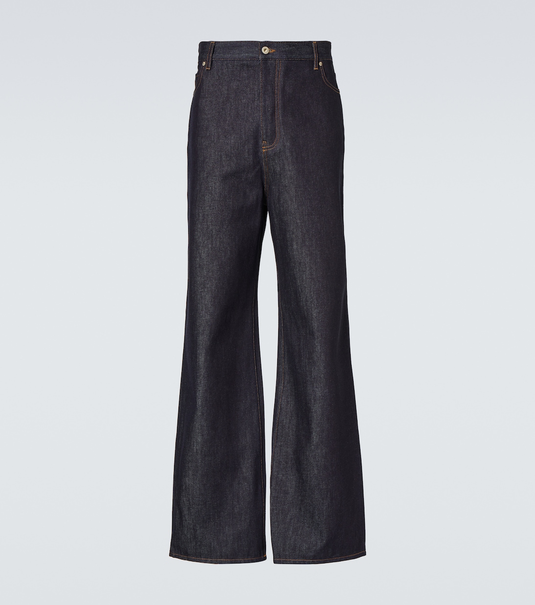 

Джинсы с высокой посадкой и широкими штанинами Loewe, Raw Denim