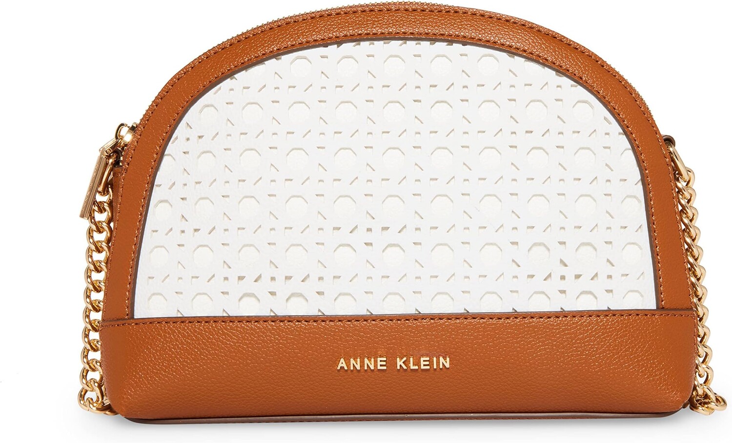 

Сумка кросс-боди Anne Klein Perforated Triple Compartment Crossbody, цвет Gardenia