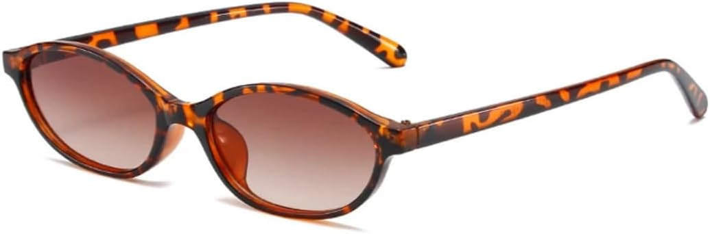 

Солнцезащитные очки с защитой от УФ-излучения UV400 | Маленькая оправа в стиле «кошачий глаз» | для женщин и мужчин | для занятий спортом на открытом воздухе и вождения DSVIGF, Leopard-brown