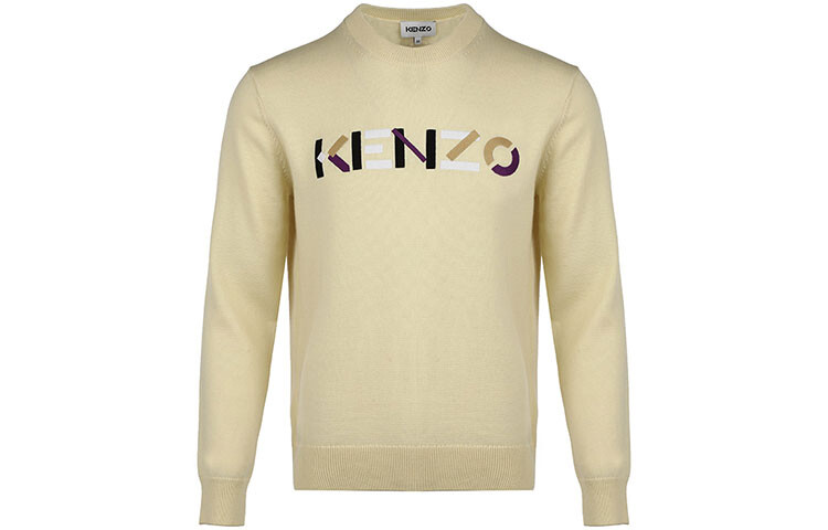 

Свитер мужской пастельно-желтый Kenzo, светло-желтый