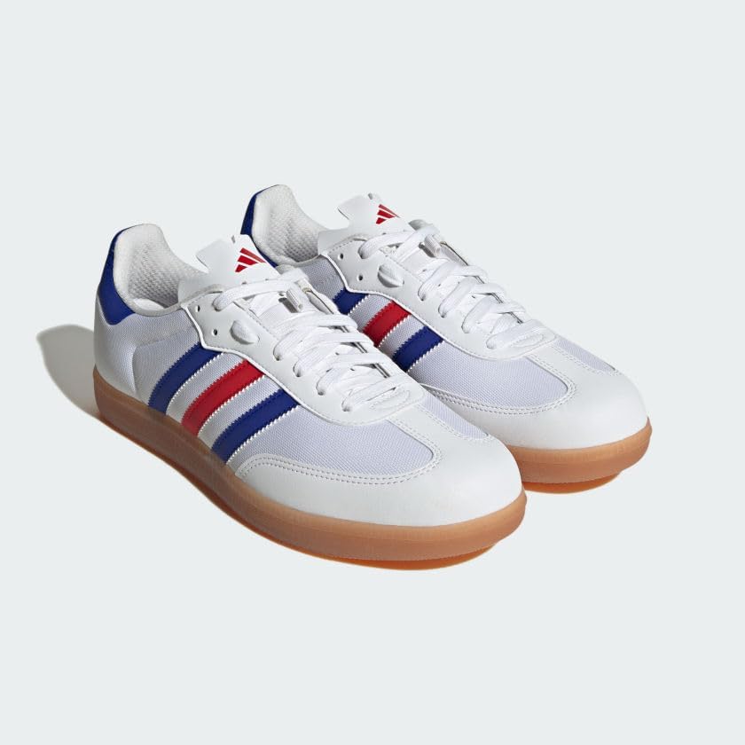 Кроссовки adidas Velosamba 2 для взрослых унисекс, белый/синий/алый — фото 4