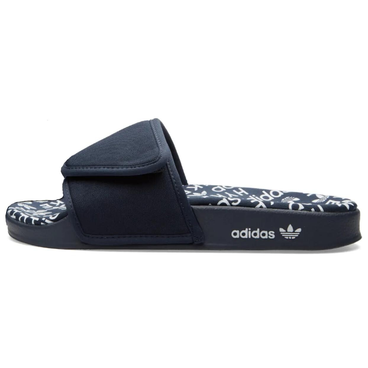 

Вьетнамки Hyke X Adilette мужские синие/белые Adidas Originals