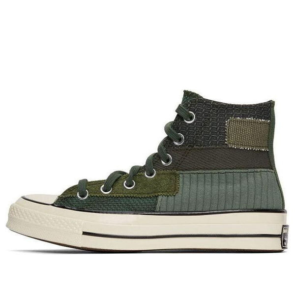 

Кроссовки chuck 70 hi 'mono patchwork - black forest' Converse, черный