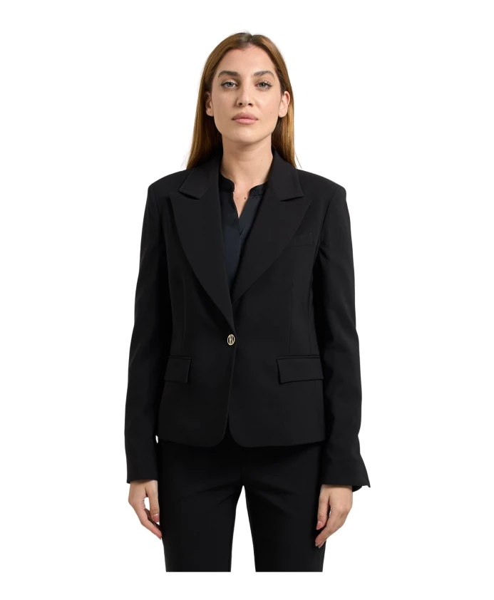 

Черный короткий пиджак для женщин Fracomina, черный