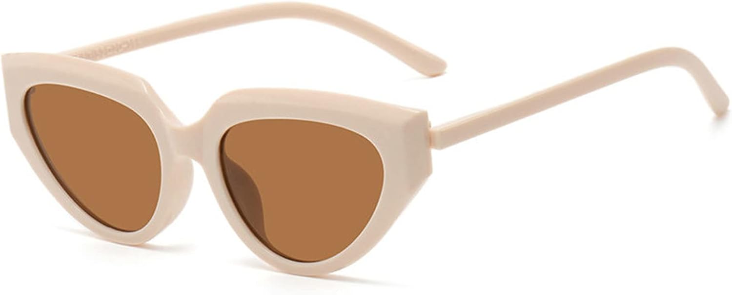 

Солнцезащитные очки Willochra в маленькой оправе «кошачий глаз» для женщин, модные черные, с защитой от УФ-излучения UV400. Солнцезащитные очки для мужчин, овальной формы с градиентным переходом, Brown