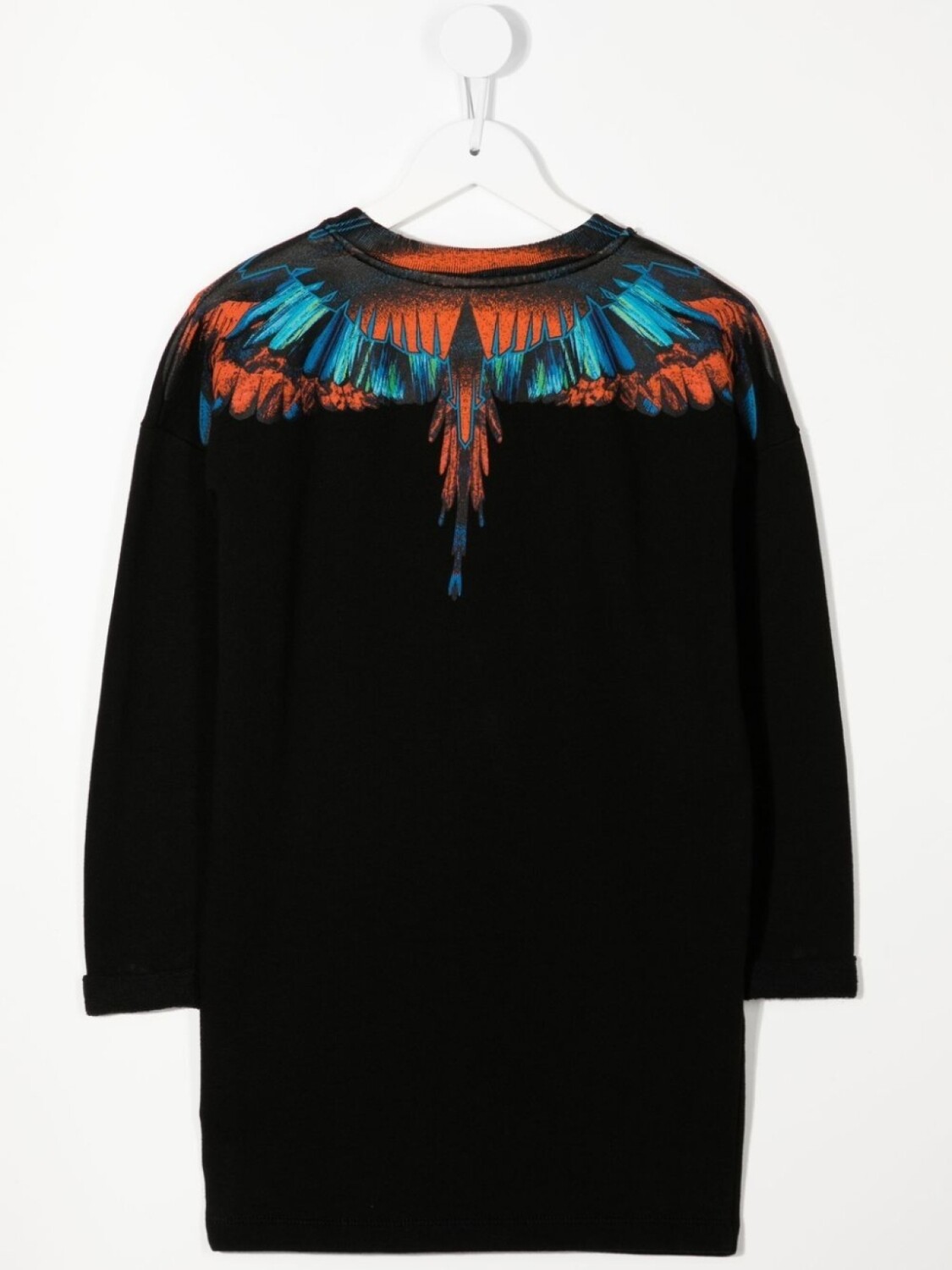 Платье-толстовка Marcelo Burlon County Of Milan Kids Travel Wings, черный — фото 2