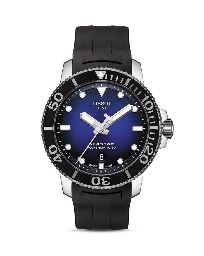 

Часы Tissot Seastar, 43 мм, черный