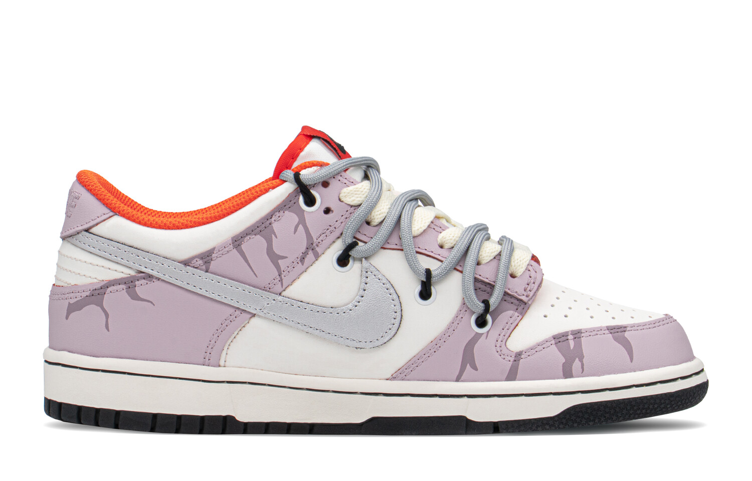 

Кроссовки Nike Dunk Skateboard Shoes Women's Low-Top White Purple