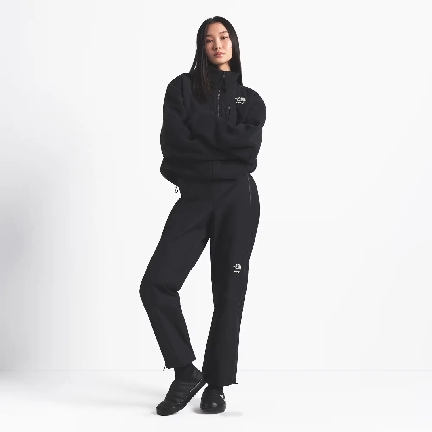 X SKIMS DENALI FW25 Флисовая одежда Unisex THE NORTH FACE, sk onyx — фото 4