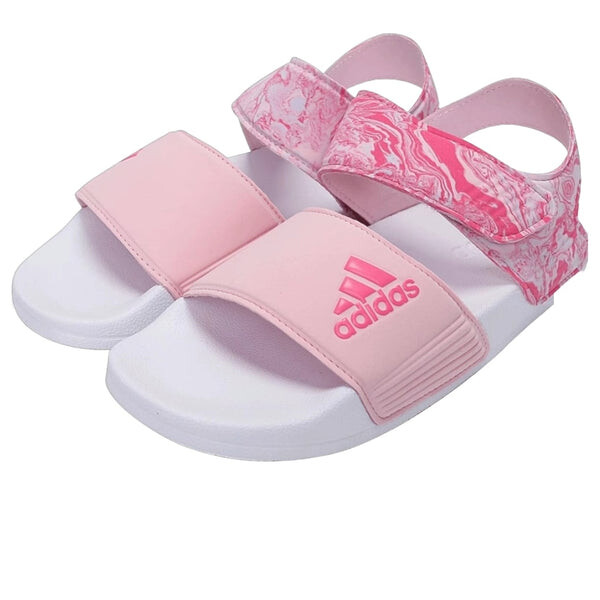 Кроссовки сандалии adilette Adidas, розовый — фото 2