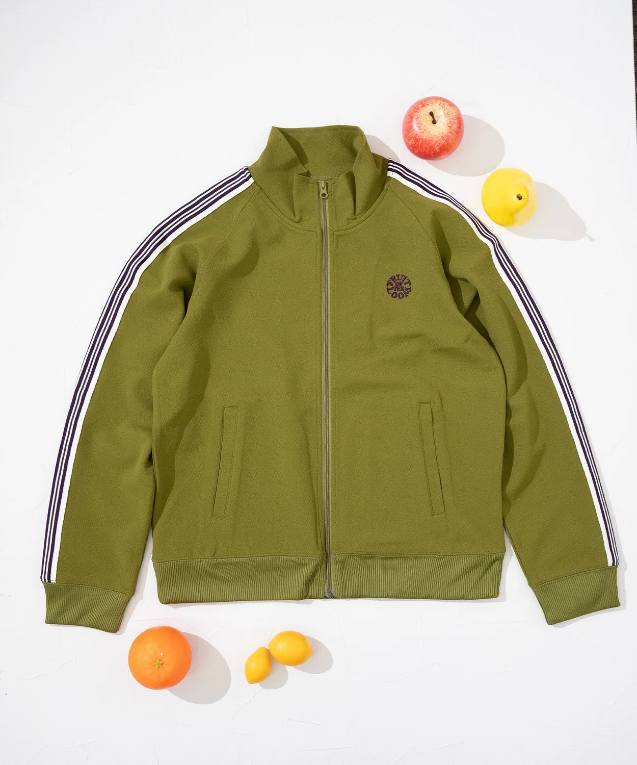 Детская спортивная куртка Fruit of the Loom зелёная