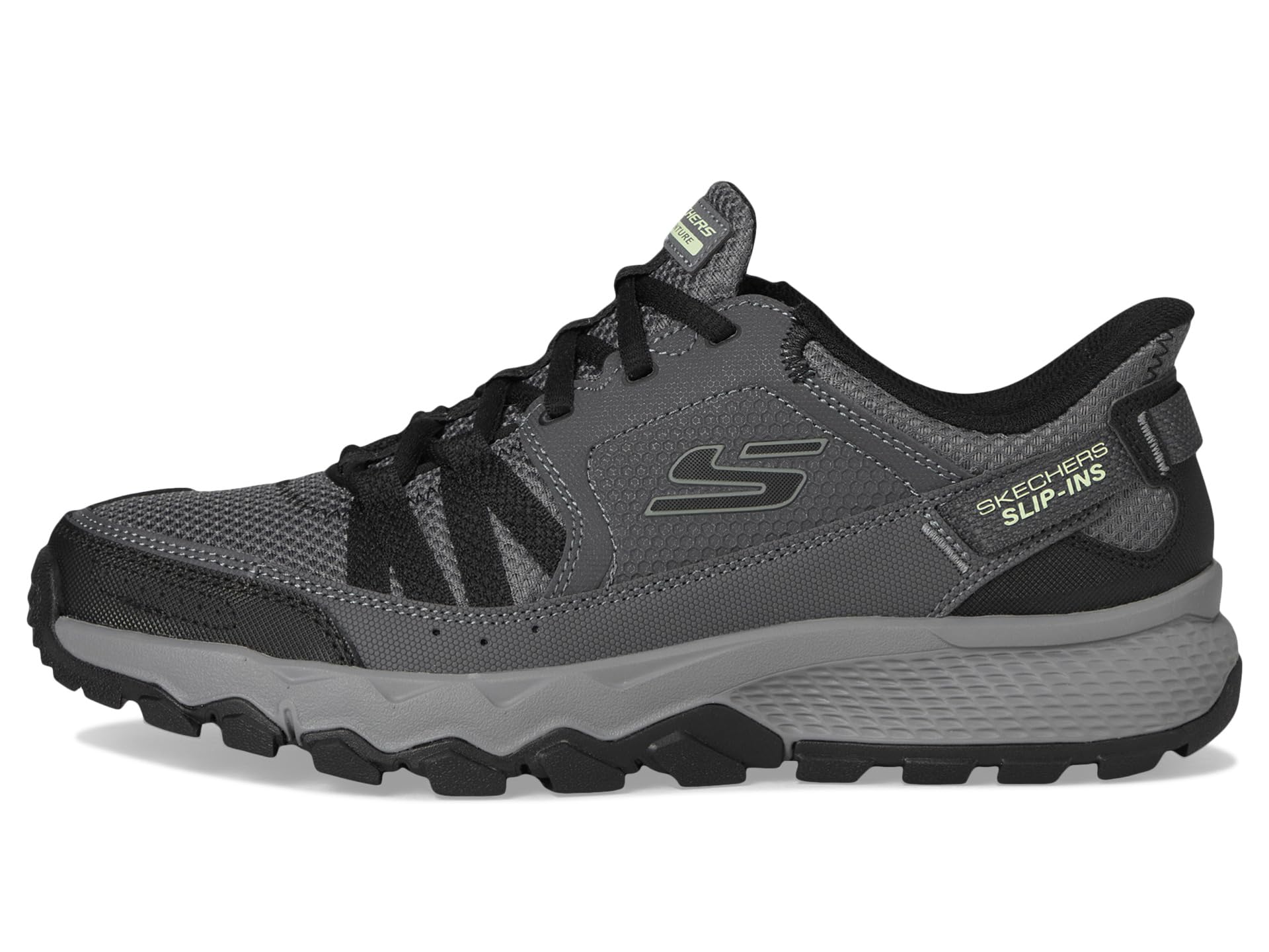 Туфли SKECHERS Dynamite AT Escapar Hands Free Slip-in, цвет Charcoal/Black — фото 4