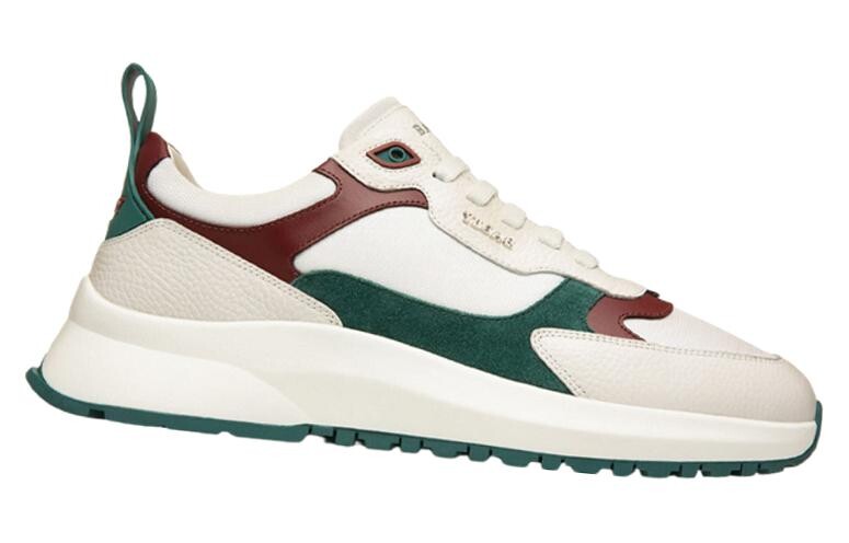 Мужская обувь Lifestyle с низким верхом, белая/зеленая/красная Bally — фото 2