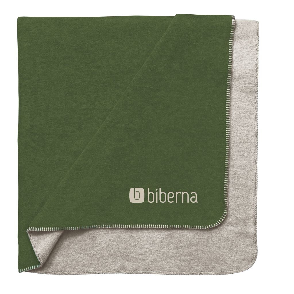 

Biberna 0229038 Плед Doubleface цвет: нефрит, размер: 1x 150x200 см, коричневый