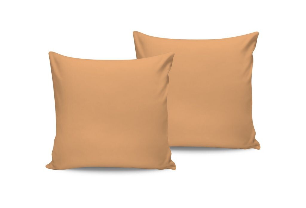 

L'Essentiel Linge de Maison, Pale Orange, комплект наволочек (2 шт.) (DE), бледно-оранжевый, 100 % ХЛОПОК RANFORCE, 80 x 80 см
