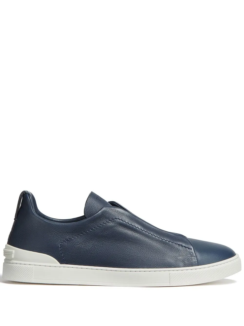 Кеды Secondskin Triple Stitch Zegna, синий
