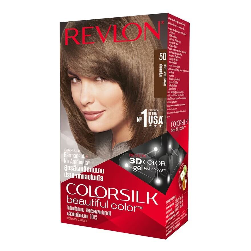 

Revlon Colorsilk -№50 Светло-пепельно-коричневый, Light Ash Brown