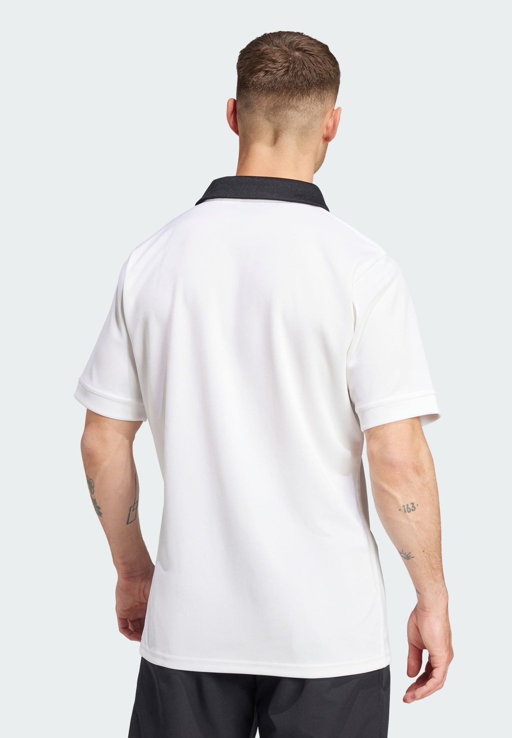 Рубашка поло AL RUGBY SHORT SLEEVE adidas Performance, белый — фото 2