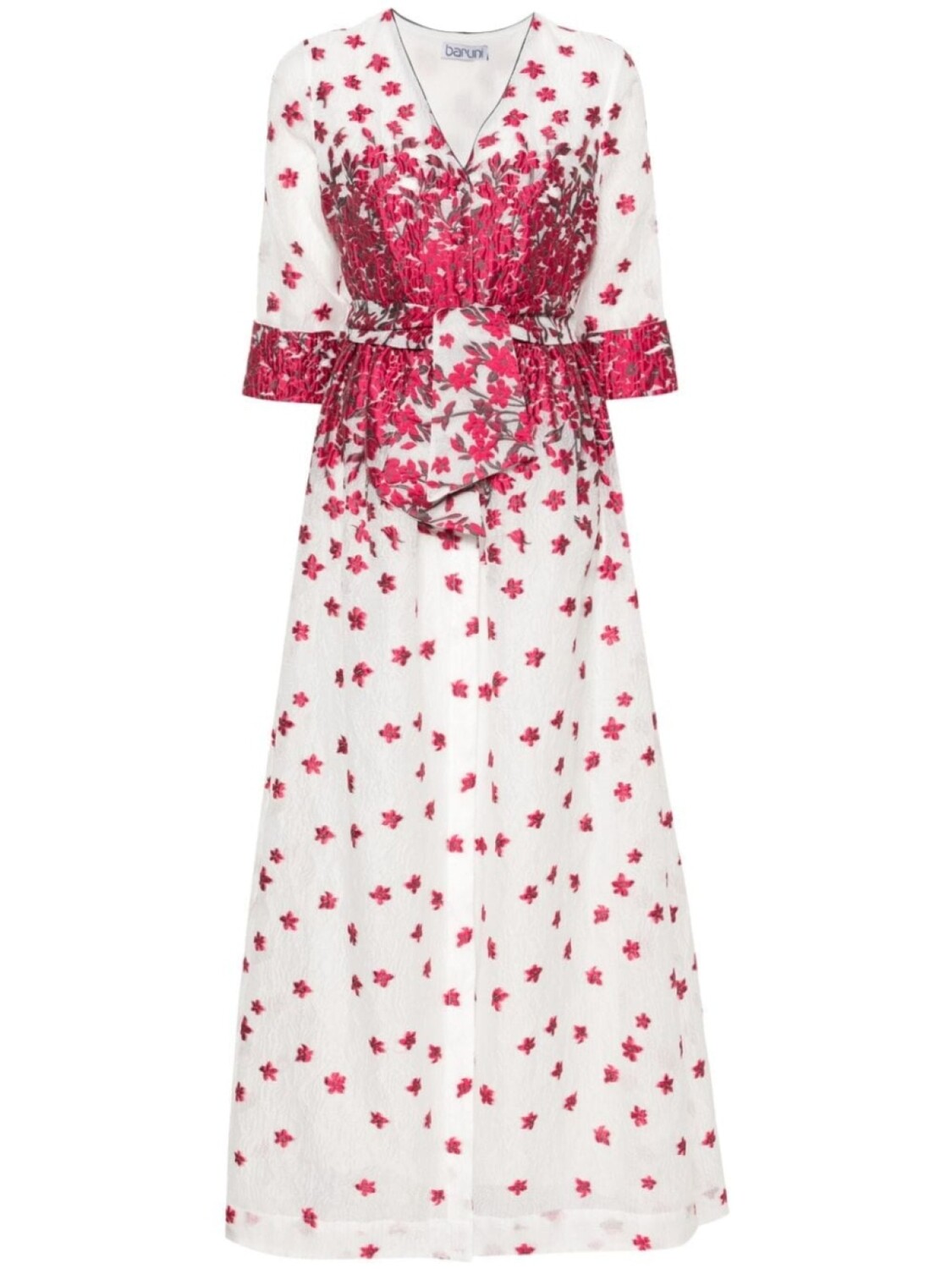 

Baruni платье Petunia с цветочным узором, белый