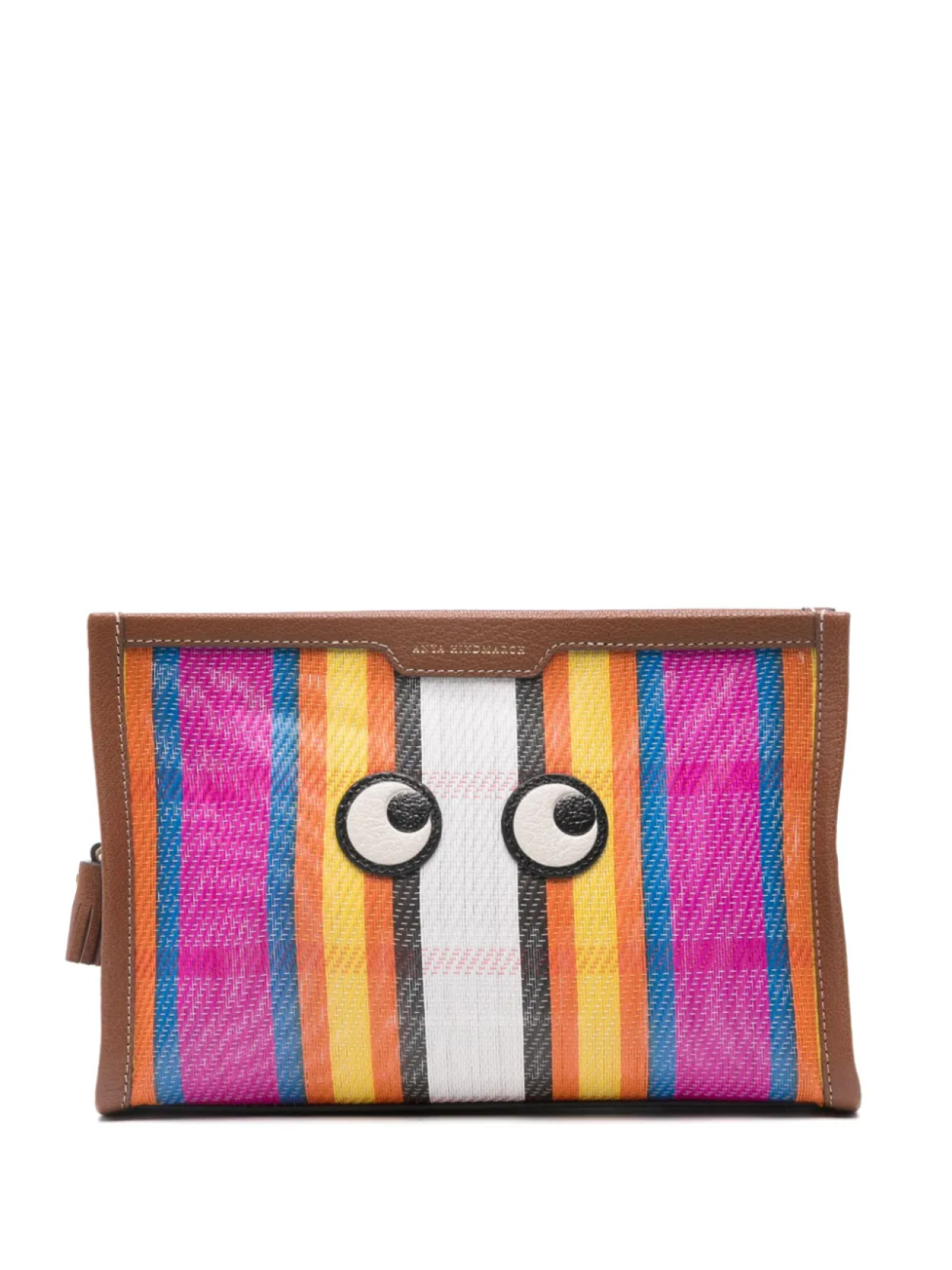 

Сумка с полосатыми глазами Anya Hindmarch, розовый