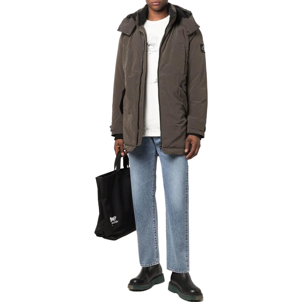 Куртка мужская оливковая Calvin Klein, оливковый — фото 2