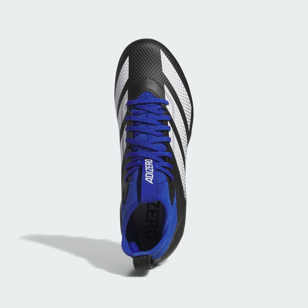 Бутсы Adidas Adizero Impact Football Cleats, цвет Core Black/Cloud White/Royal Blue — фото 2