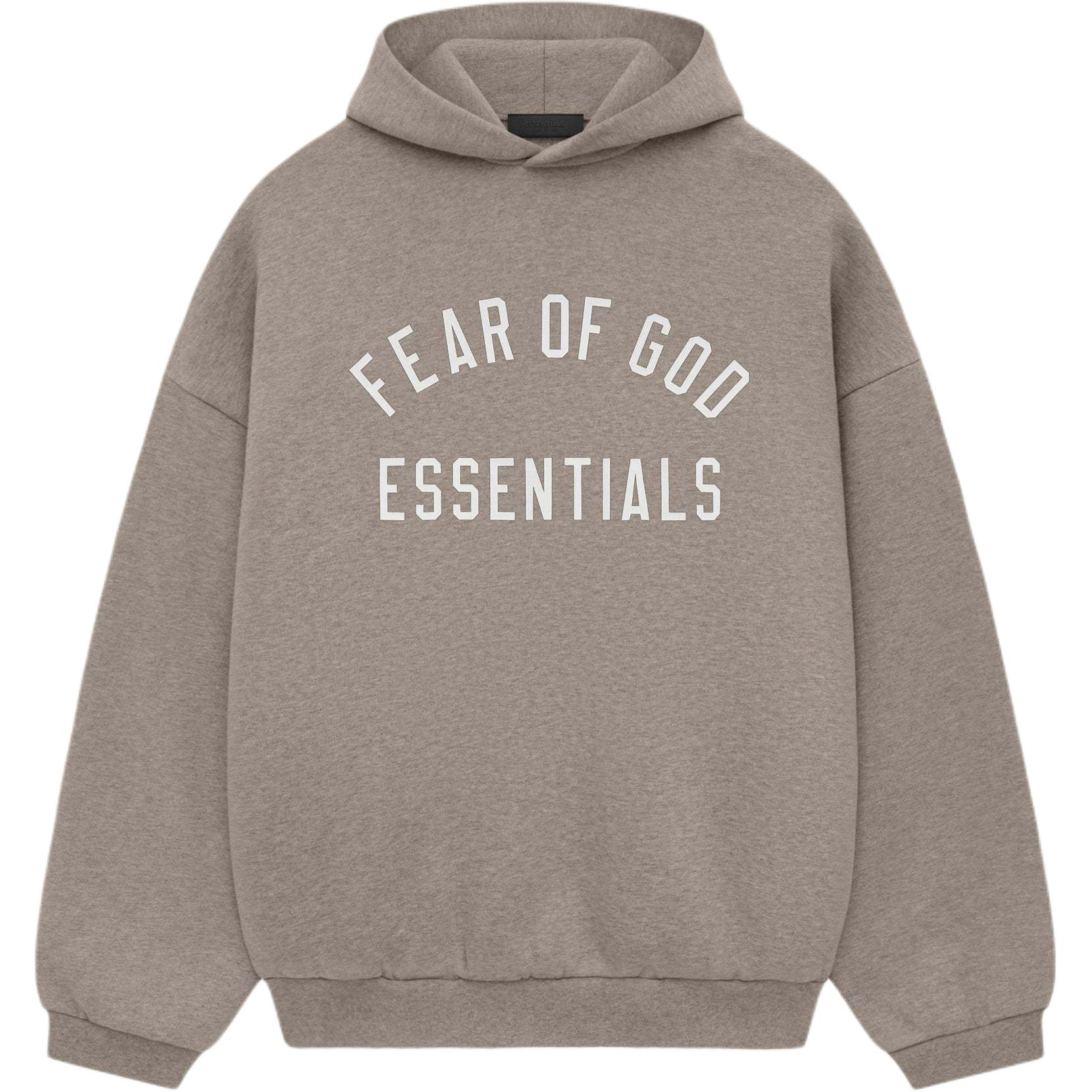 

Флисовая толстовка с капюшоном Fear Of God Essentials, серый