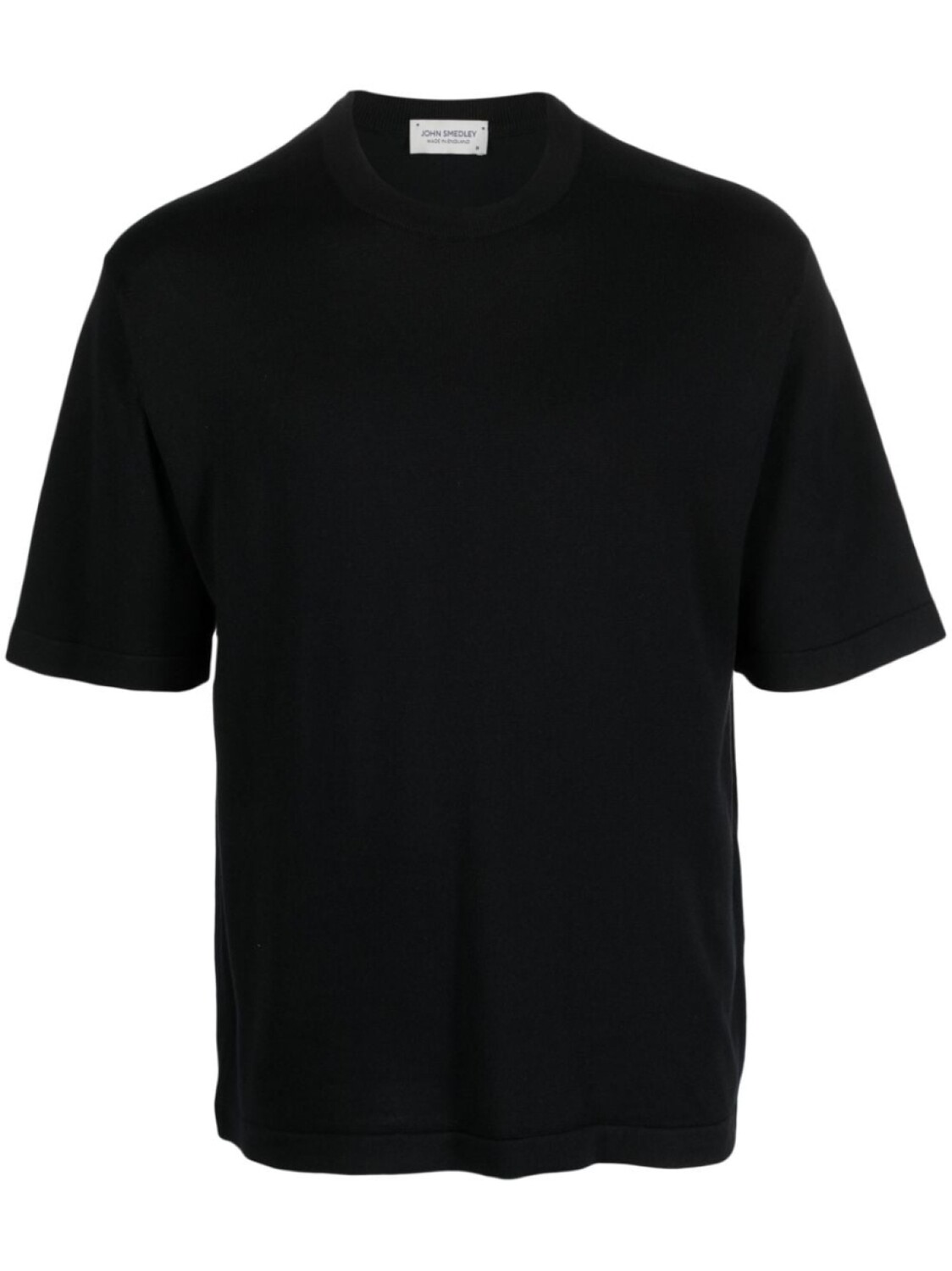 

John Smedley футболка с короткими рукавами, черный