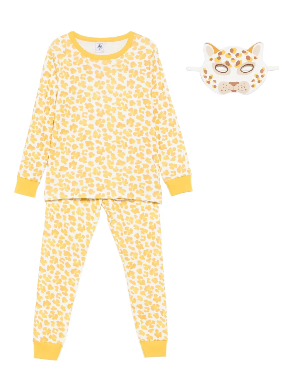

Пижама с леопардовым принтом Petit Bateau, белый