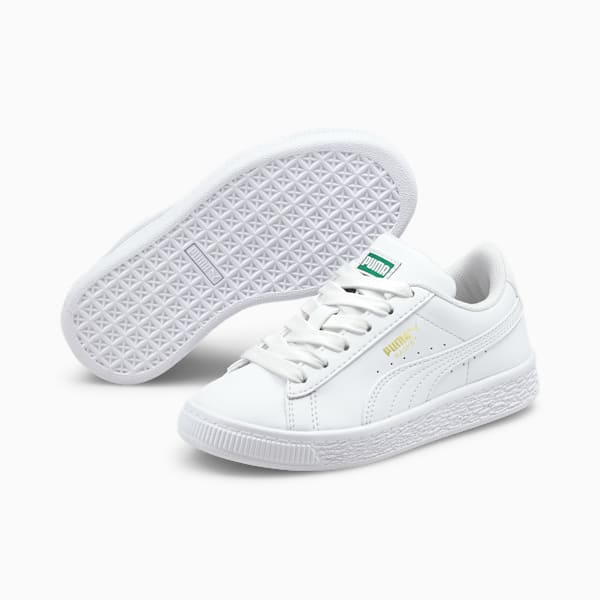 Кроссовки для маленьких детей Basket Classic Xxi Puma, белый — фото 2
