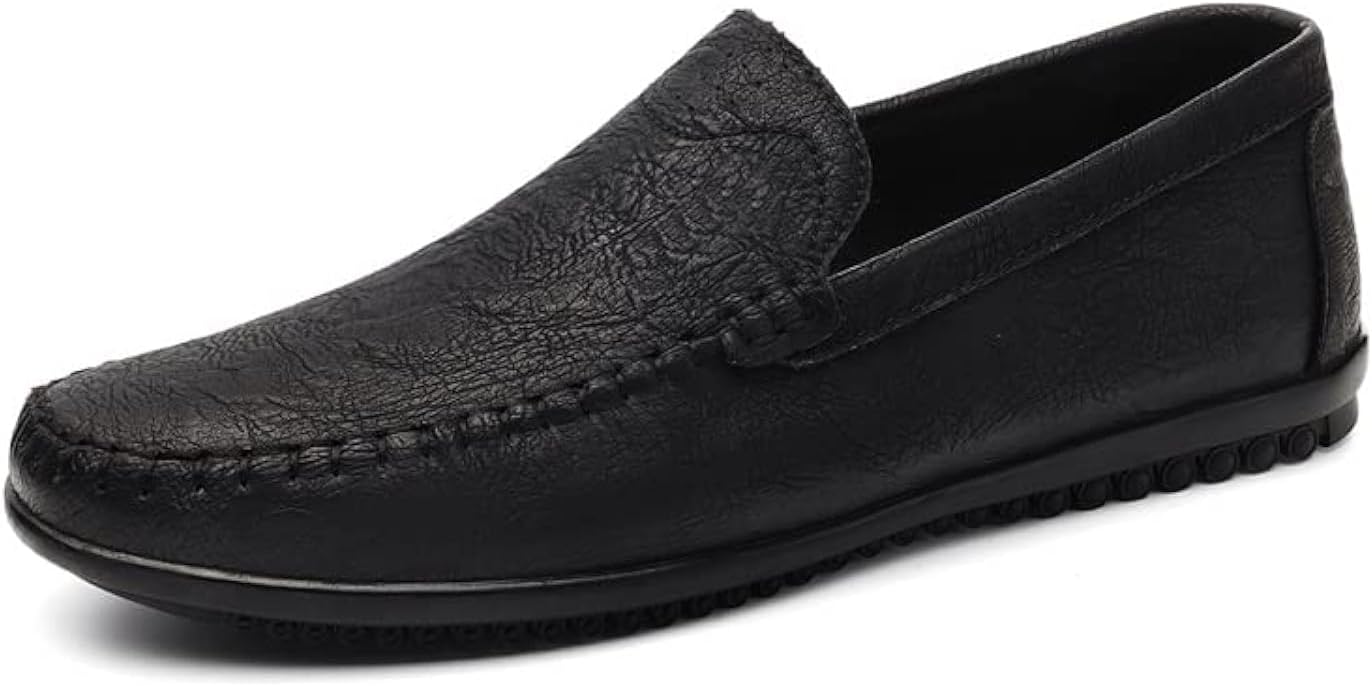 

Мужские кожаные лоферы Abnkarwin, черный