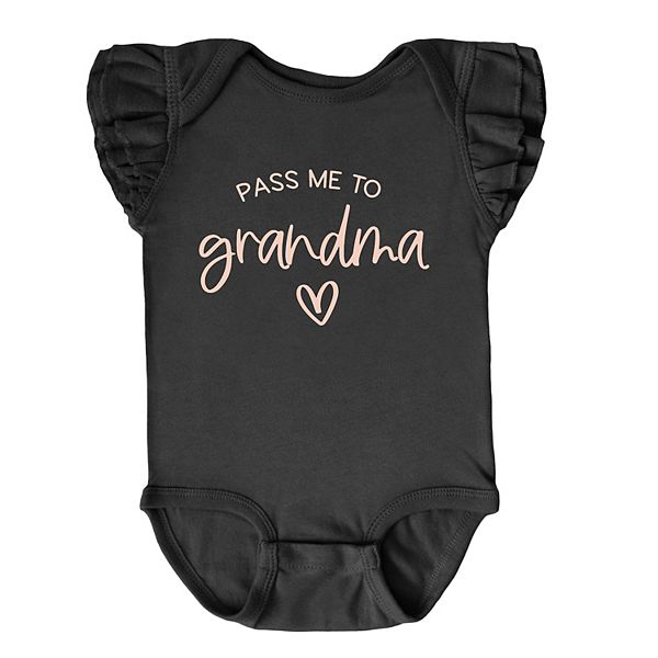 

Боди с рукавами-крылышками Pass me to grandma The Juniper Shop, Black