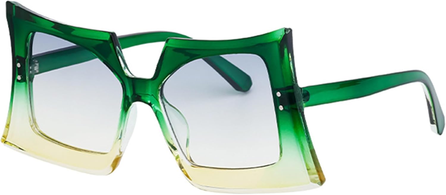 

bullabulling Сексуальные солнцезащитные очки в стиле панк Y2k для женщин, 2025 год, роскошные винтажные солнцезащитные очки для женщин, ретро многоугольные очки, защита от УФ-излучения UV400, C6