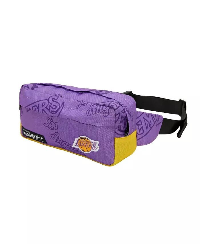 

Женская поясная сумка с логотипом команды Лос-Анджелес Лейкерс Mitchell & Ness