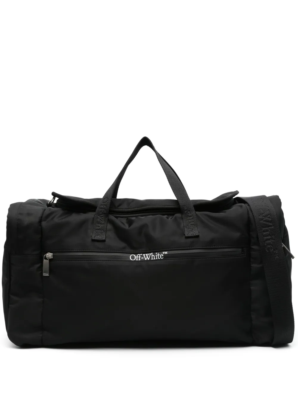 

Дорожная сумка с логотипом OFF-WHITE, черный