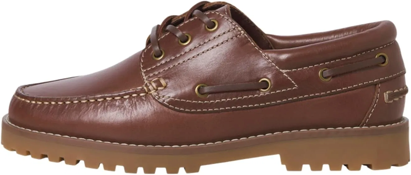 Мужские кожаные мокасины JACK & JONES Jfwbrooklyn, Cognac