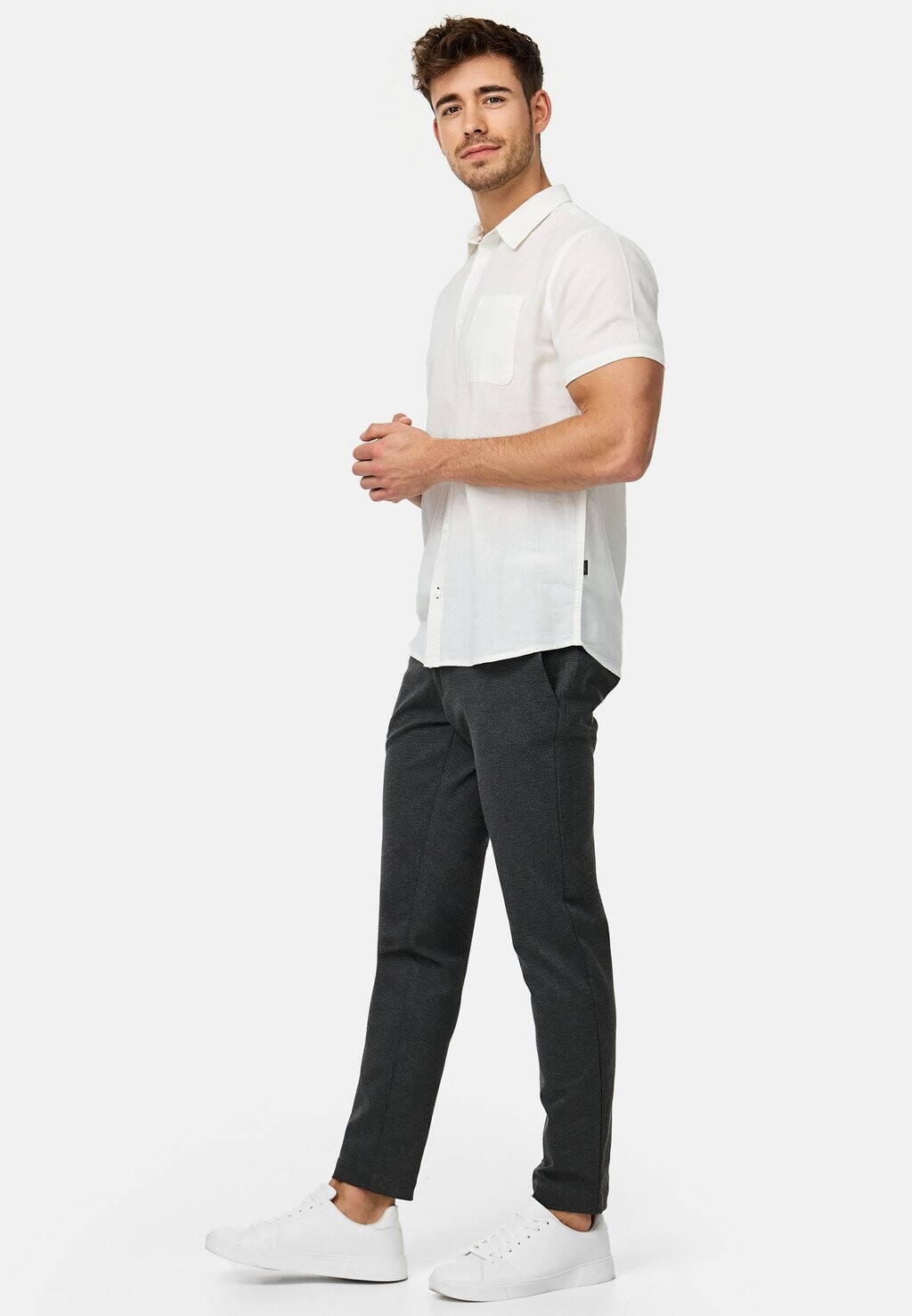 

Рубашка KURZARM INGUNTHER INDICODE JEANS, кремовый