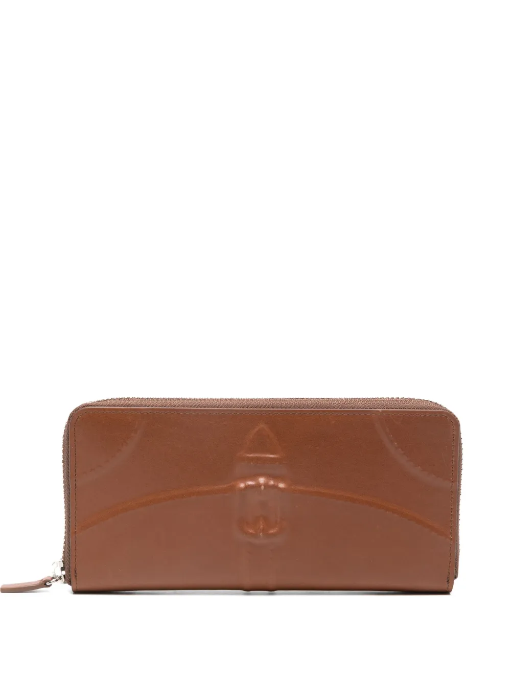 

Длинный кошелёк с тиснением Invisible Maison Mihara Yasuhiro, коричневый
