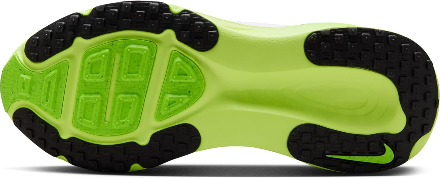 Мужские кроссовки Nike Vomero 18, белый/черный/зеленый — фото 4