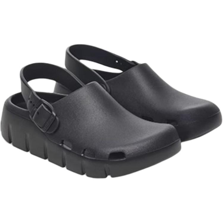 Birkenstock Бирки флоу устойчивые к истиранию лоу топ детские сандалии black детские — фото 3