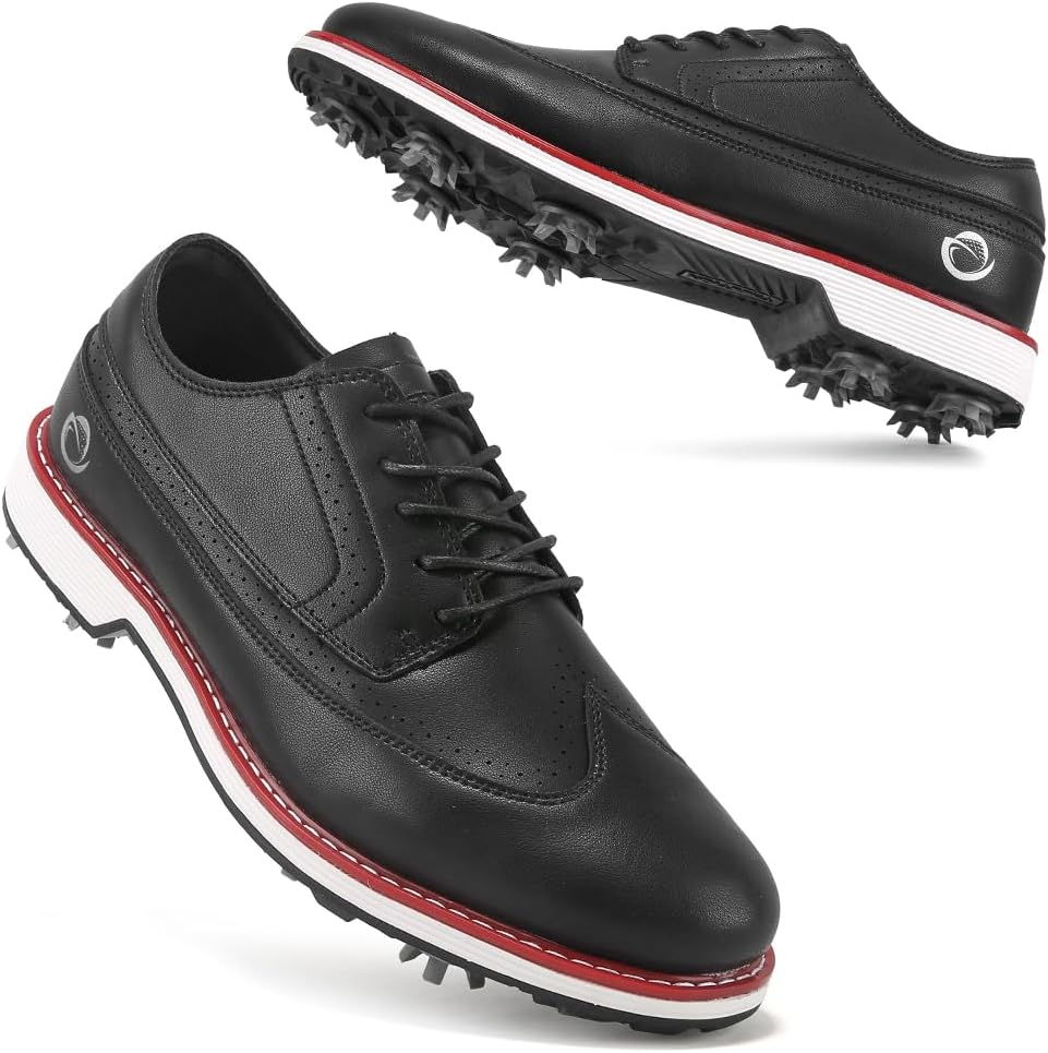 

Мужские профессиональные гольф обувь с шипами, мужские кроссовки для гольфа, мужская обувь для гольфа, мужские кроссовки для ходьбы и тренировок в гольф Ifrich, черный