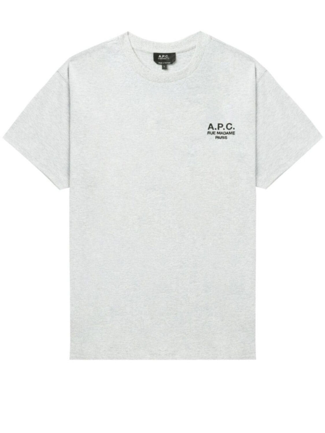 

A.P.C. футболка из хлопка с логотипом, серый