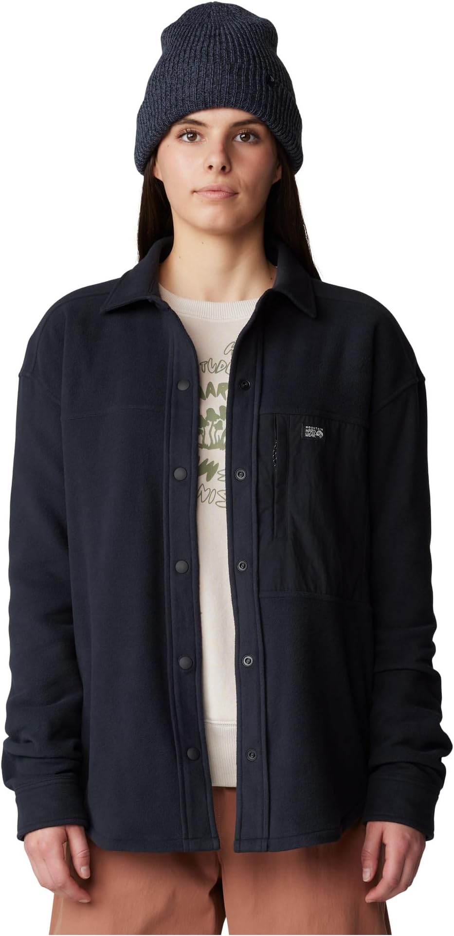 

Рубашка Mountain Hardwear Microchill Shirt, черный