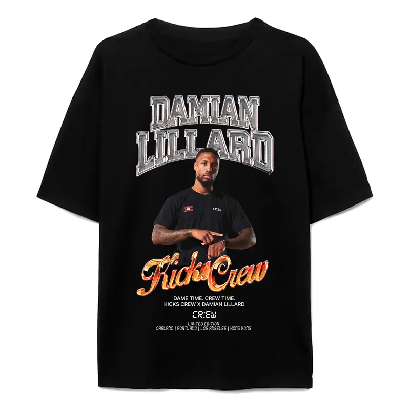 

Футболка KICKS CREW x Damian Lillard T-Shirt 'Hong Kong Dame Time 001'
